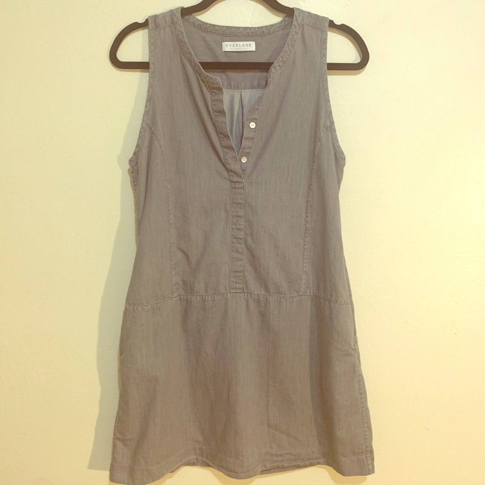 Everlane Chambray Dress with Pockets